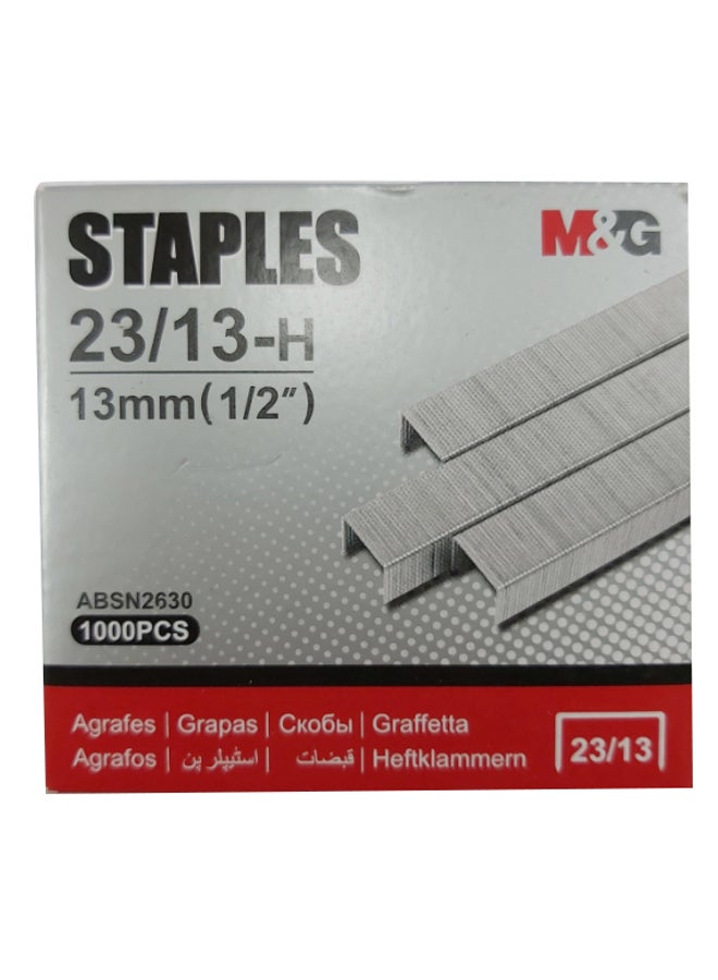 M&G - 1000-Piece Heavy Duty Stapler Pin Set Silver - Image 1