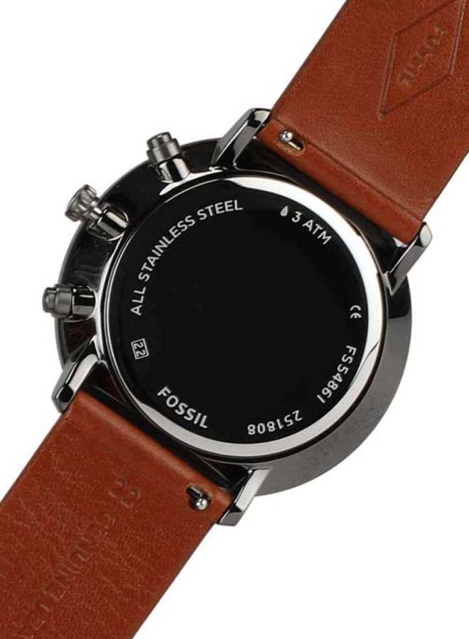 men Chase Water Resistant Chronograph Watch FS5486 - 42 mm - Brown
