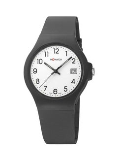إم + واتش ساعة يد بعقارب مقاومة للماء طراز WYA.37210. RB - 37 ملم - أسود unisex  - Image 1
