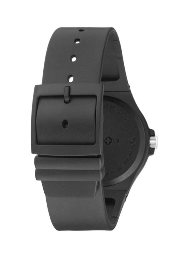 M+WATCH - Core Water Resistant Analog Watch WYA.37110.RB - 37 mm - Black - Image 1
