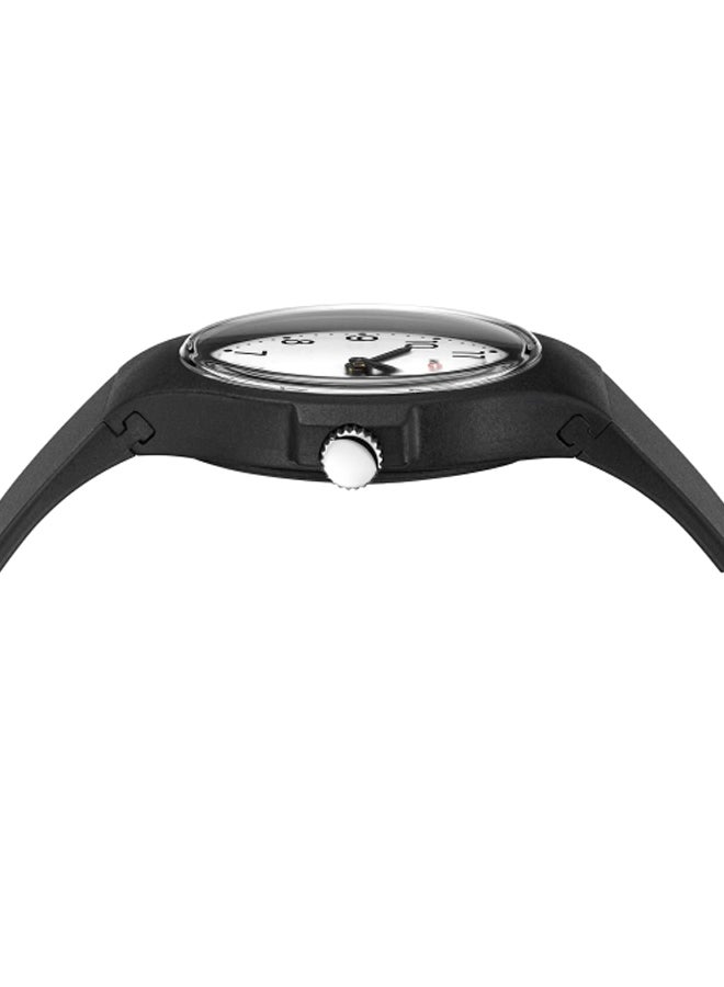 M+WATCH - Core Water Resistant Analog Watch WYA.37110.RB - 37 mm - Black - Image 1