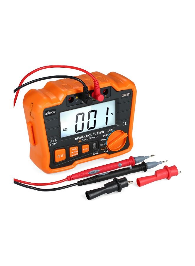 KKmoon Insulation Tester Orange/Black  - Image 3