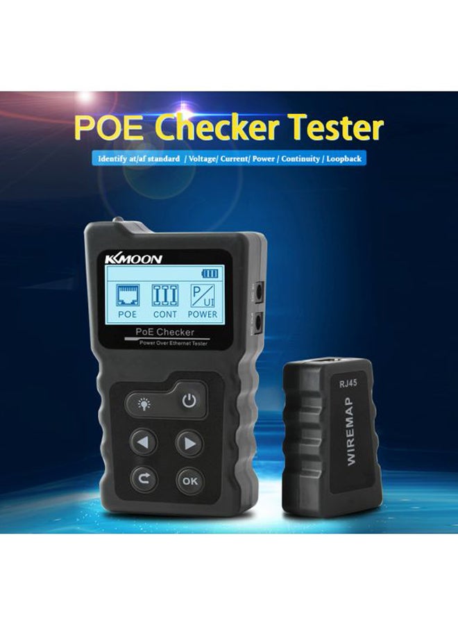 KKmoon Multifunctional LCD Network Cable Tester Grey/Black 22.5x4x11cm  - Image 5