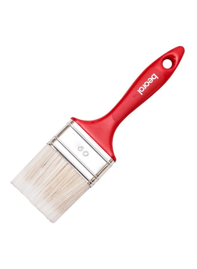 Beorol Acrylic Paint Brush Red/Beige/Silver 60x15mm
