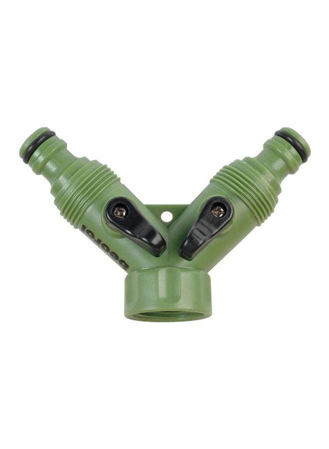 بيورول صمام توصيل بمسلكين لأداة إضافية أخضر/أسود 0.75بوصة