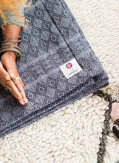 Manduka Anti-Slip Yoga Blanket Thunder 83 x 65inch  - Image 4