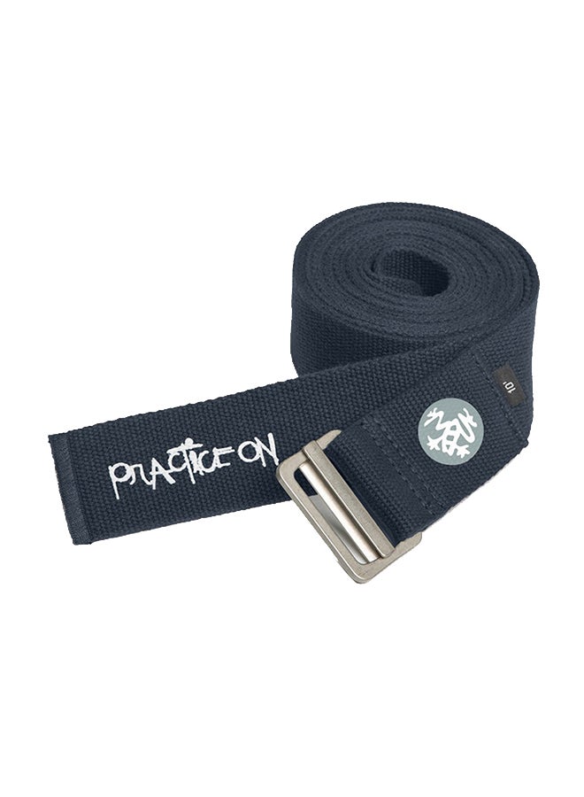 Manduka Align Yoga Strap With Buckle Midnight 10feet  - Image 2