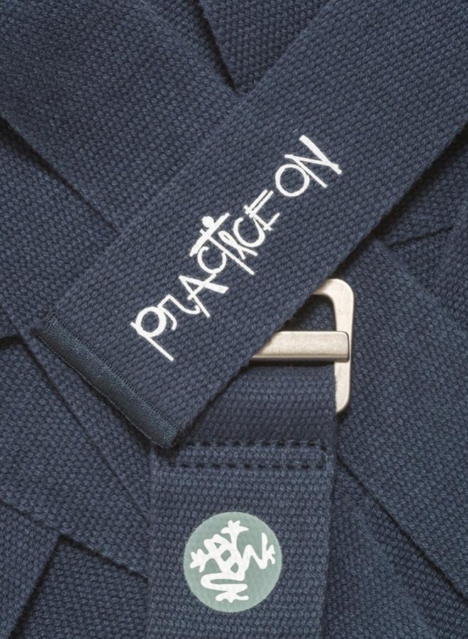 Manduka Align Yoga Strap With Buckle Midnight 8feet  - Image 3