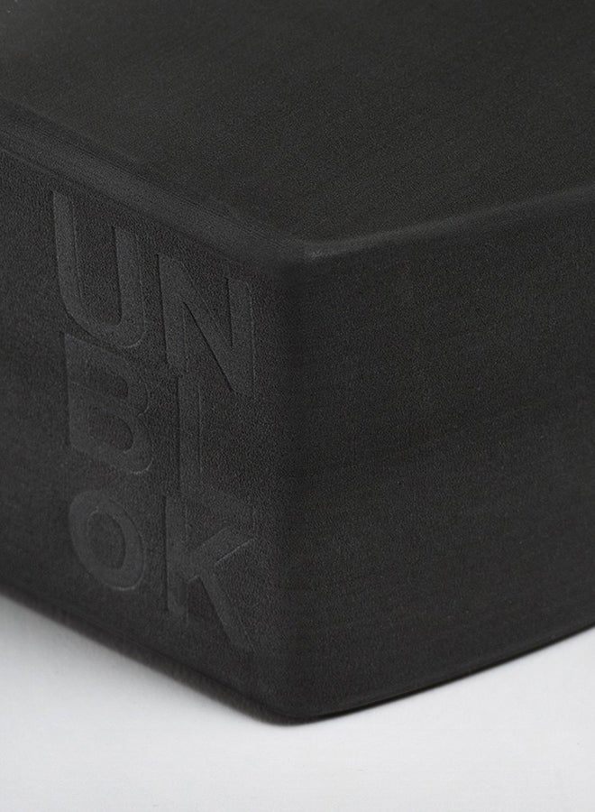 Manduka Unblok Recycled Foam Yoga Block Black 9 x 6inch - Image 3