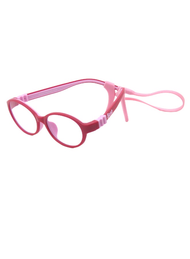Kids' Blue Light Blocking Oval Frames Eyeglasses