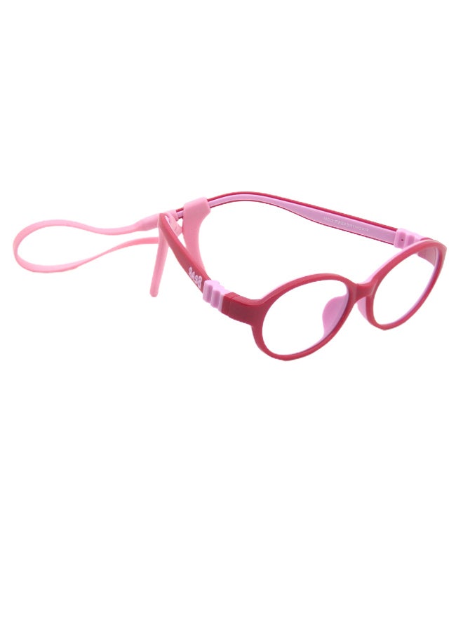 Kids' Blue Light Blocking Oval Frames Eyeglasses