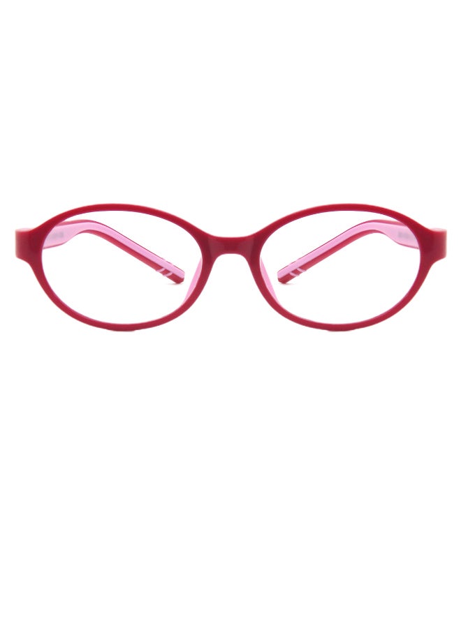 Kids' Blue Light Blocking Oval Frames Eyeglasses