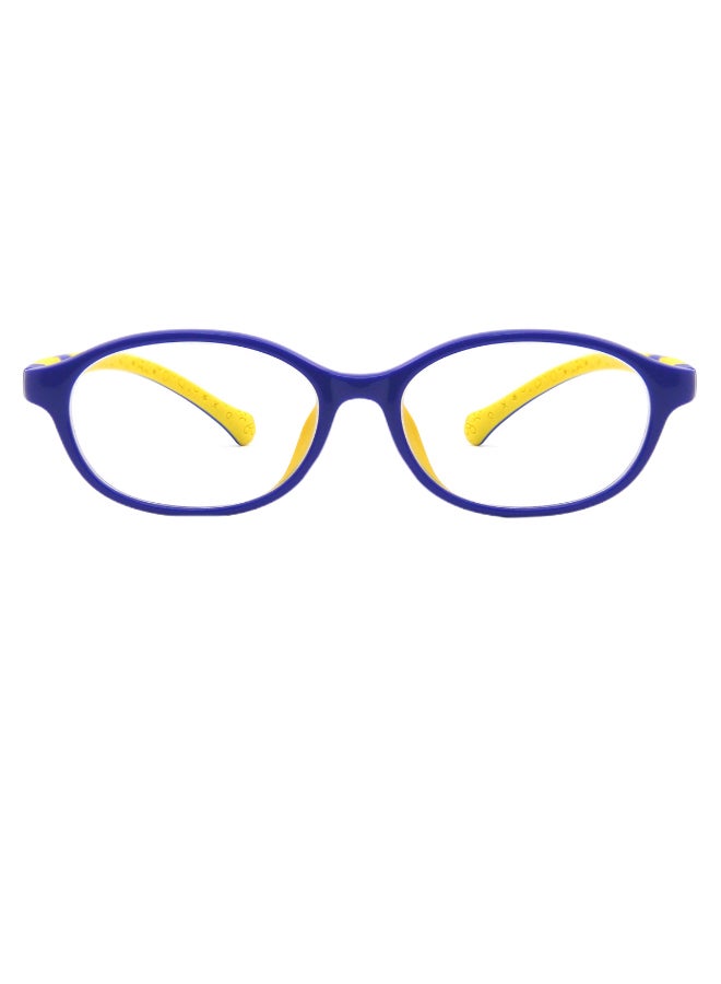 نظارة طبية بإطار بيضاوي وعدسات حاجبة للضوء الأزرق للأطفال - Image 1