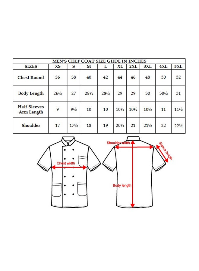 Generic - Short Sleeve Chef Jacket Black - Image 1