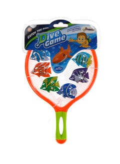 6-Piece Catch The Fish In The Net Set With Badminton Net - Assorted