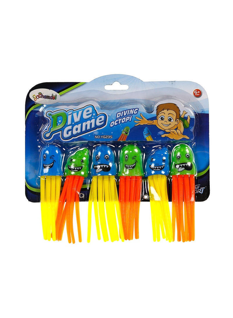 Chamdol 6-Piece Catch The Octopus Dive Game Set - Image 1