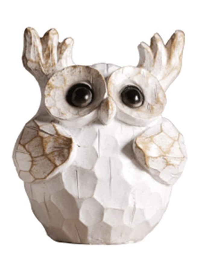 American Nordic Old Owl Ornament For Decor Brown/Black/White