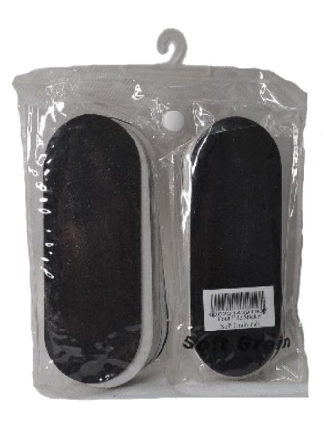globalstar Pack Of 50 Soft Grain Foot File Grit Sticker Black 