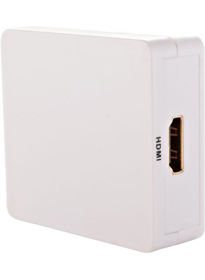 محول فيديو بدقة عالية الوضوح من منفذ VGA إلى منفذ HDMI أبيض - Image 3