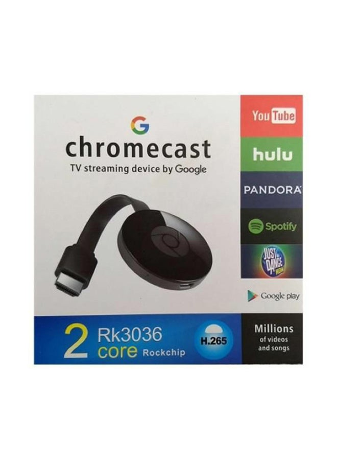 Generic Chrome Cast HDMI Streaming Media Player Black  - Image 3