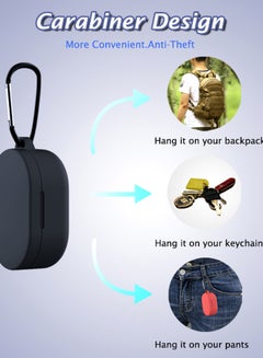 VINSOC Full Protective Case Cover For Xiaomi Redmi Airdots Black  - Image 2