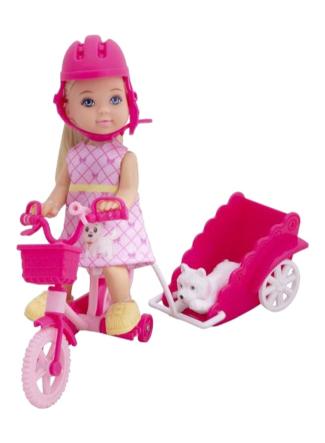 Bingo - Koki Baby Doll With Bike And Cat - Image 1