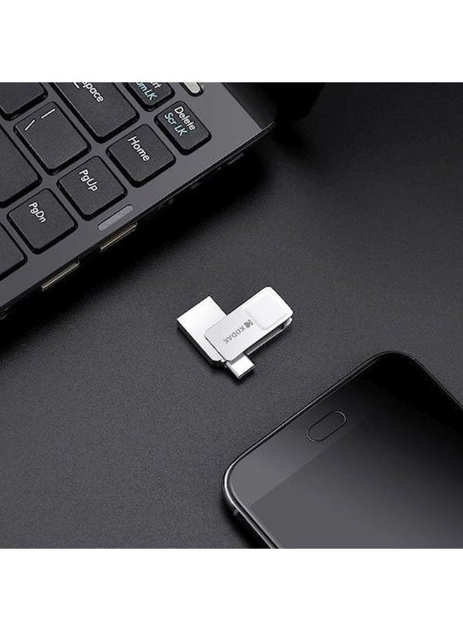 Kodak 2-In-1 Type-C To USB 3.1 Metal Flash Drive C6687-32-L Silver  - Image 4