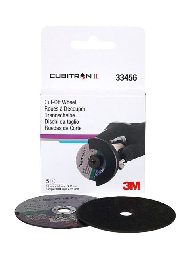 3M 5-Piece Cubitron Cut Off Wheel Set Black - Image 1