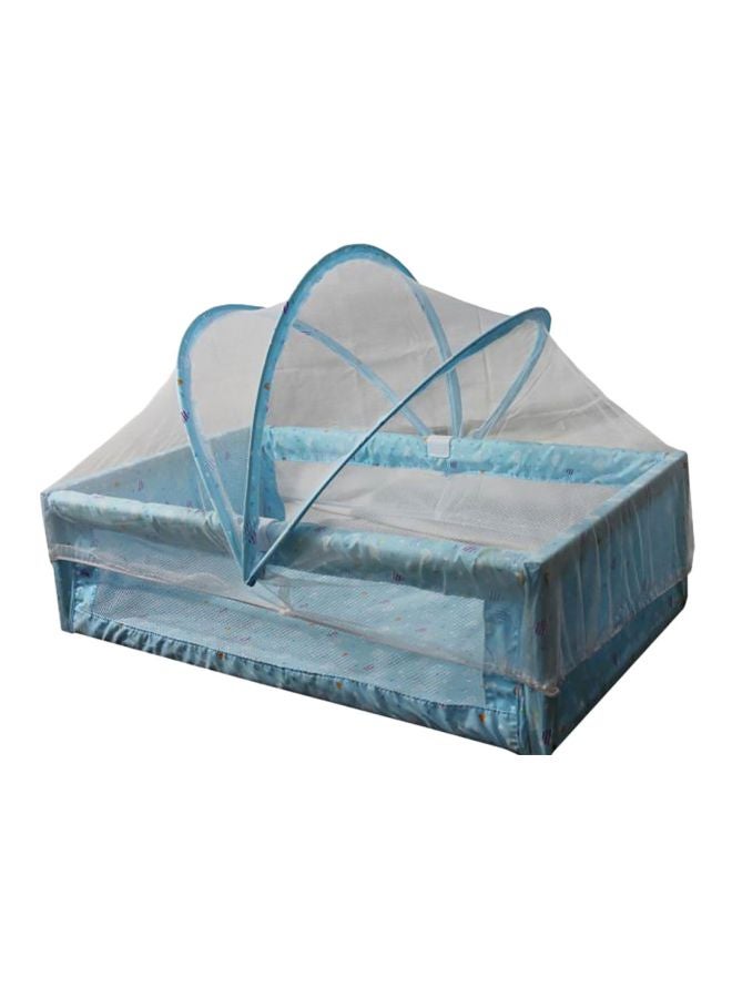 Baby love Wooden Bed With Mosquito Net - Multicolour - Image 4