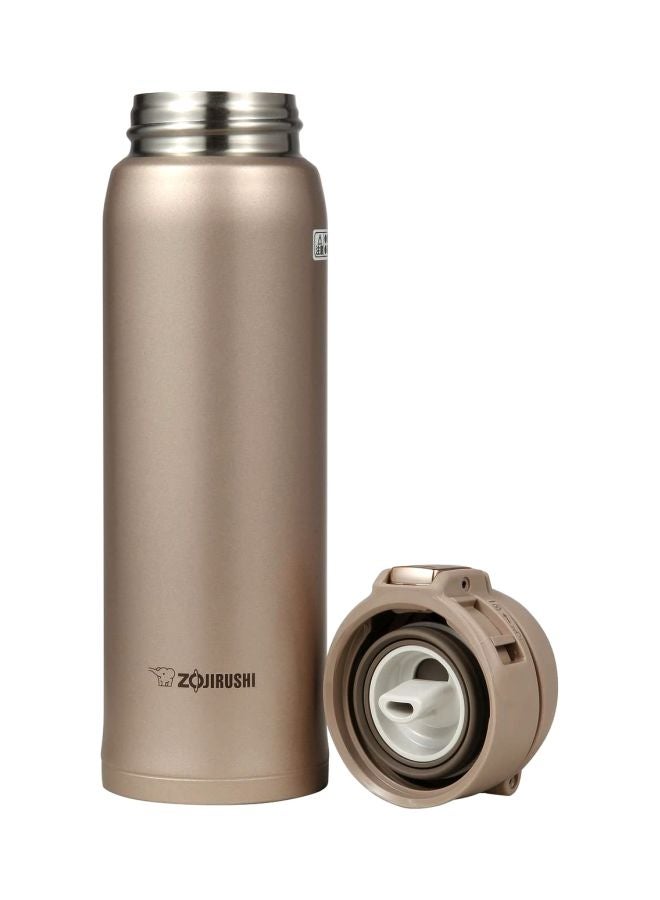 Zojirushi - Stainless Steel Vacuum Insulated Flask Cinnamon Gold 22cm - Image 1