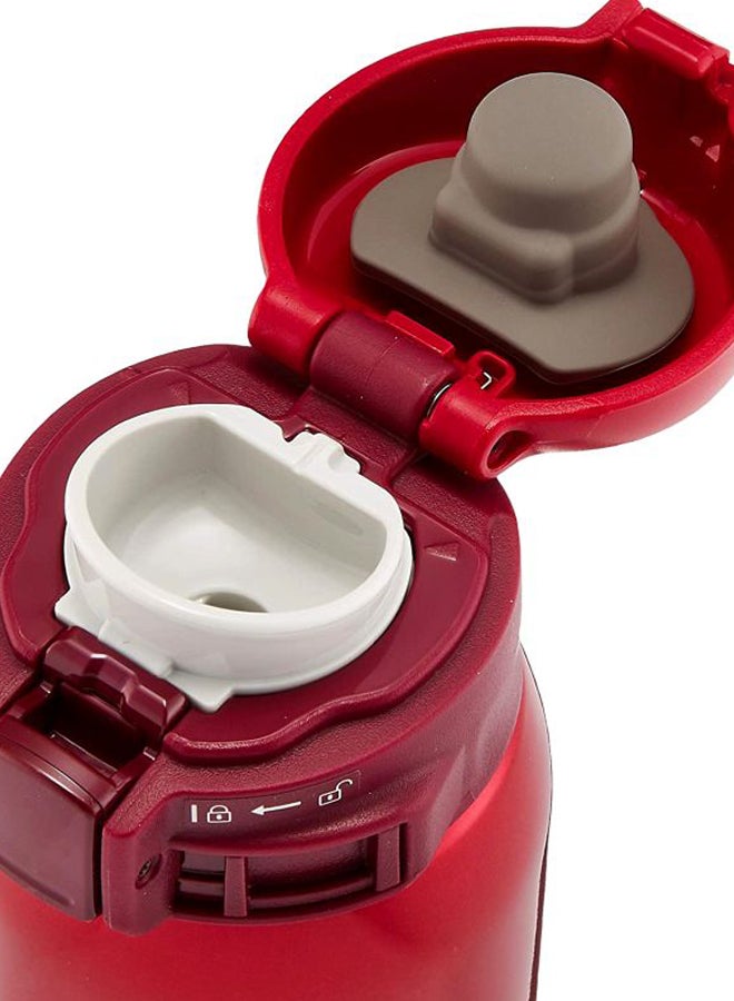 زوجيروشي ترمس معزول ومفرغ من الهواء من الستانلس ستيل لون أحمر جارنيت 25سم - Image 3