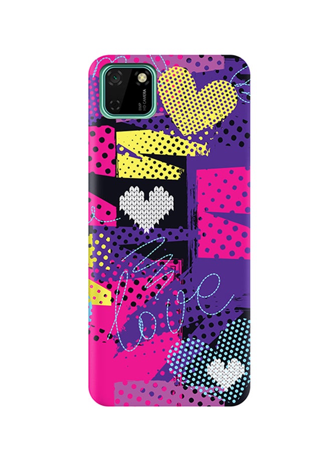 AMC DESIGN Protective Case Cover For Huawei Y5p Pink/Purple/Yellow  - Image 1