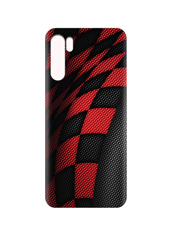 AMC DESIGN Protective Case Cover For Oppo A91 Red/Black - Image 2