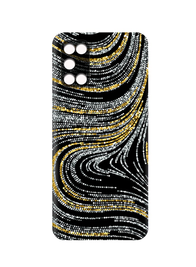 AMC DESIGN Protective Case Cover For Oppo A92 Black/Gold/Silver  - Image 2