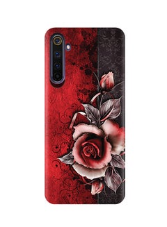 Protective Case Cover For Realme 6 Red/Black