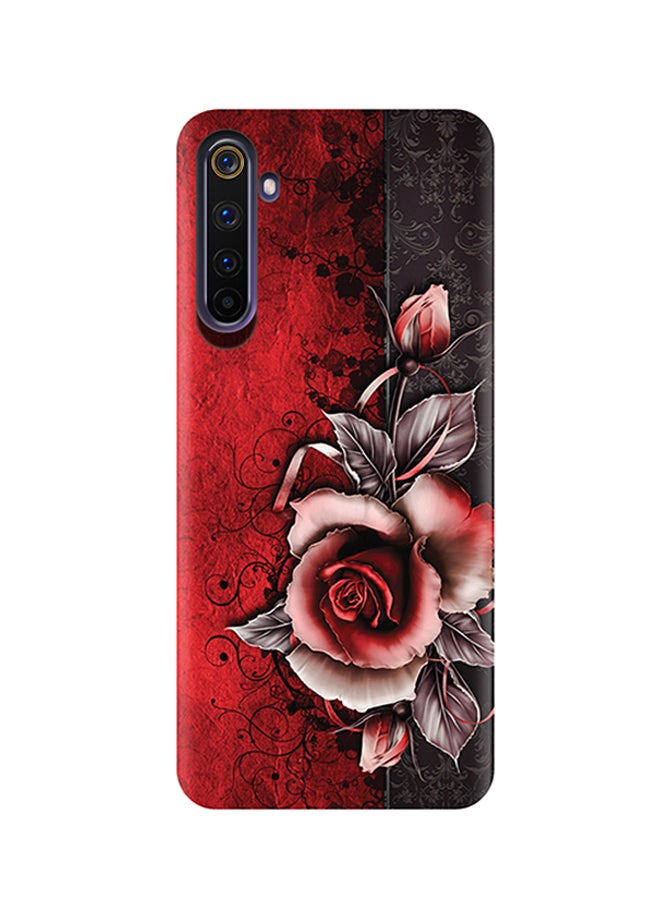 AMC DESIGN - Protective Case Cover For Realme 6 Red/Black - Image 1