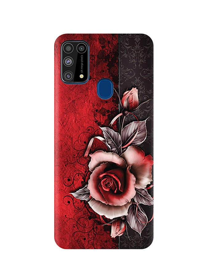 AMC DESIGN Protective Case Cover For Samsung Galaxy M31 Red/Black - Image 1