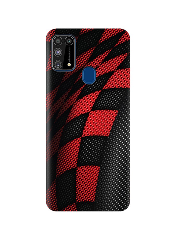 إيه إم سي ديزاين غطاء حماية واقٍ لهاتف سامسونج جالاكسي M31 أحمر وأسود - Image 1