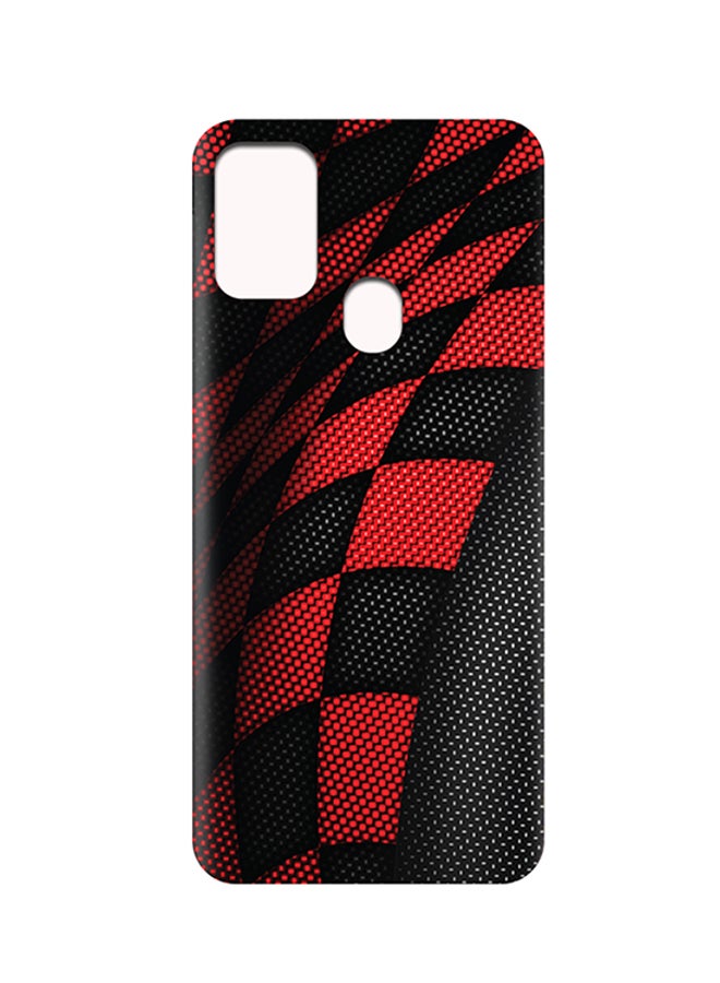 إيه إم سي ديزاين غطاء حماية واقٍ لهاتف سامسونج جالاكسي M31 أحمر وأسود - Image 2