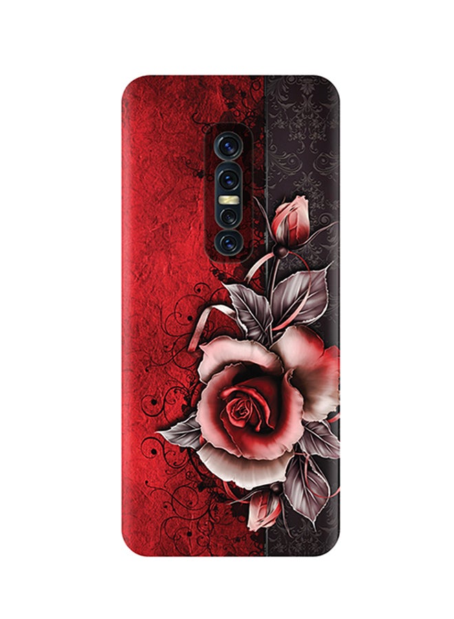 إيه إم سي ديزاين غطاء حماية واق لهاتف فيفو V17 برو أحمر وأسود - Image 1