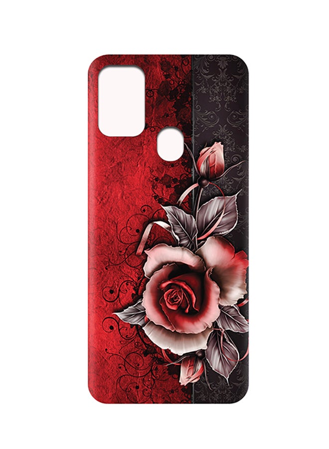 AMC DESIGN Protective Case Cover For Samsung Galaxy M31 Red/Black - Image 2