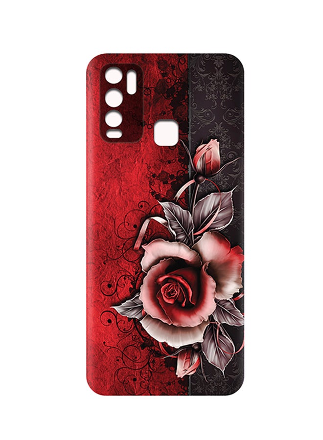 AMC DESIGN Protective Case Cover For Vivo Y30 Red/Black - Image 2