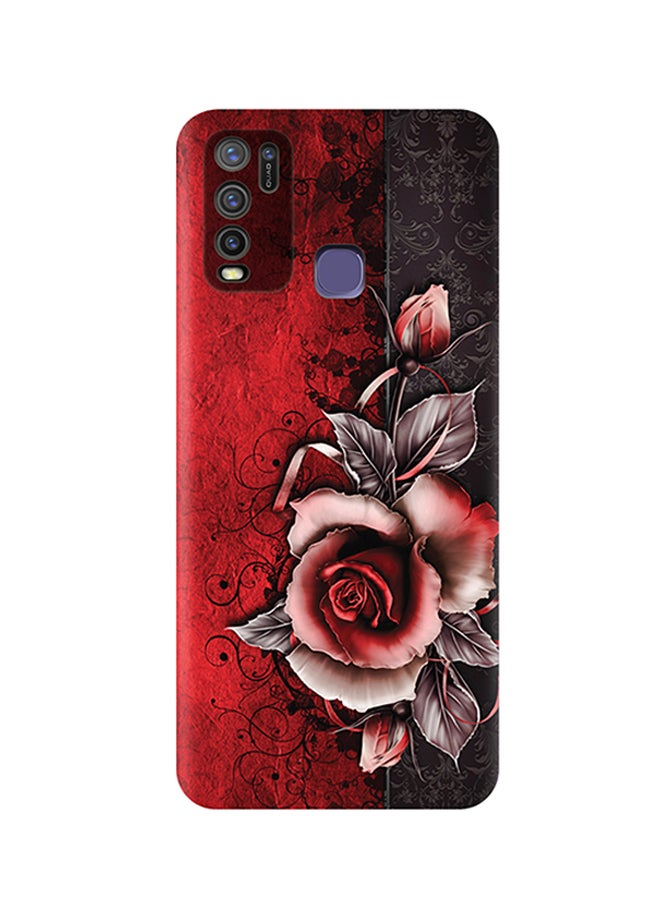 AMC DESIGN Protective Case Cover For Vivo Y30 Red/Black - Image 1