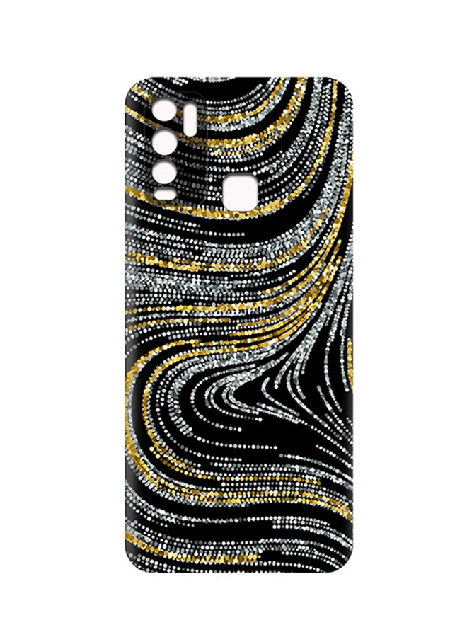 إيه إم سي ديزاين غطاء حماية واقٍ لهاتف فيفو Y50 أسود / ذهبي / فضي - Image 2