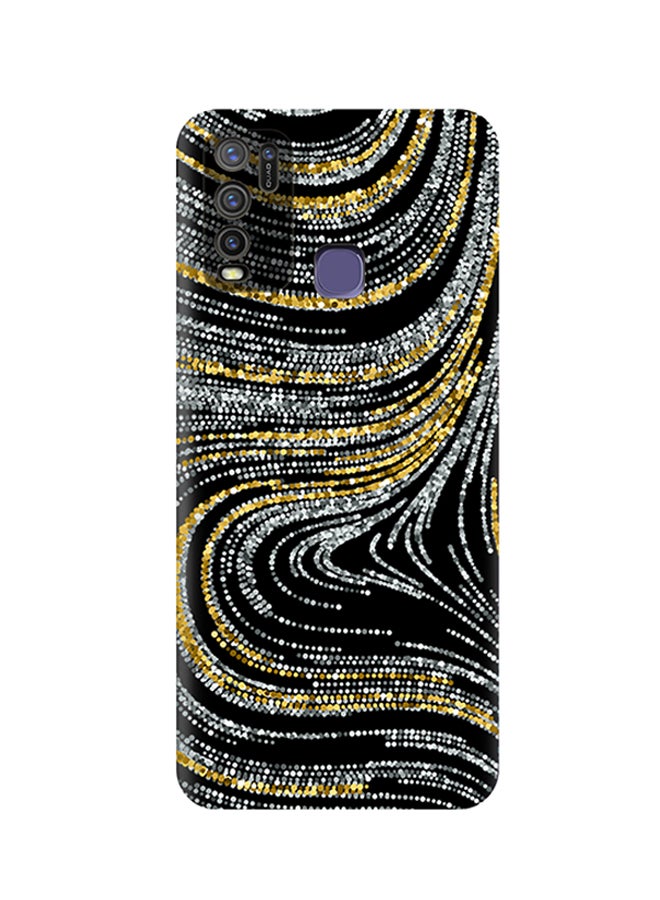 إيه إم سي ديزاين غطاء حماية واقٍ لهاتف فيفو Y50 أسود / ذهبي / فضي - Image 1