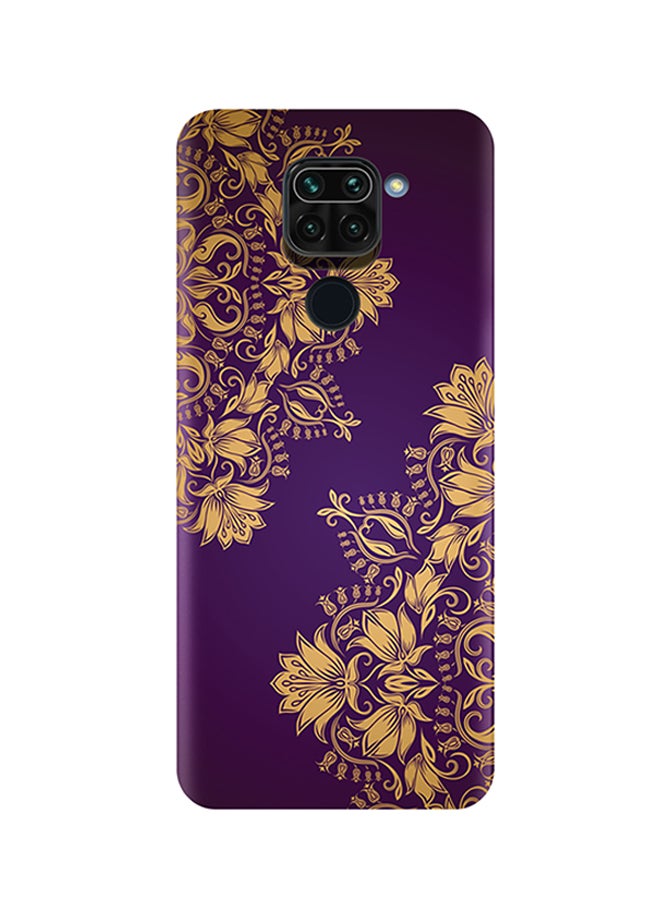 AMC DESIGN Protective Case Cover For Xiaomi Redmi Note 9 Purple/Gold - Image 1