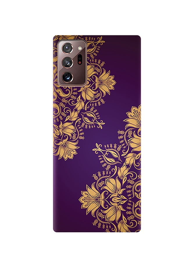 إيه إم سي ديزاين غطاء حماية واق لهاتف سامسونج جالكسي نوت 20 ألترا الأرجواني / الذهب - Image 1