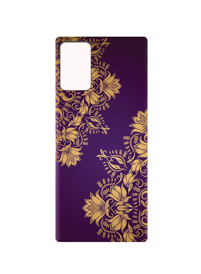 إيه إم سي ديزاين غطاء حماية واق لهاتف سامسونج جالكسي نوت 20 ألترا الأرجواني / الذهب - Image 2