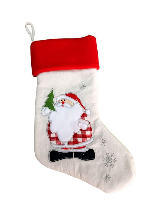 Beauenty Decorative Christmas Socks Red/Green/White 20inch  - Image 1