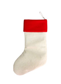 Beauenty Decorative Christmas Socks Red/White 20inch  - Image 3